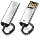 USB 64GB  Silicon Power  830 серебро водонепроницаемая